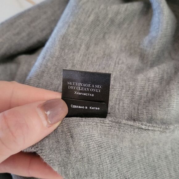 Barbara Bui wool Grey Italian sweater pullover M - Picture 3 of 9